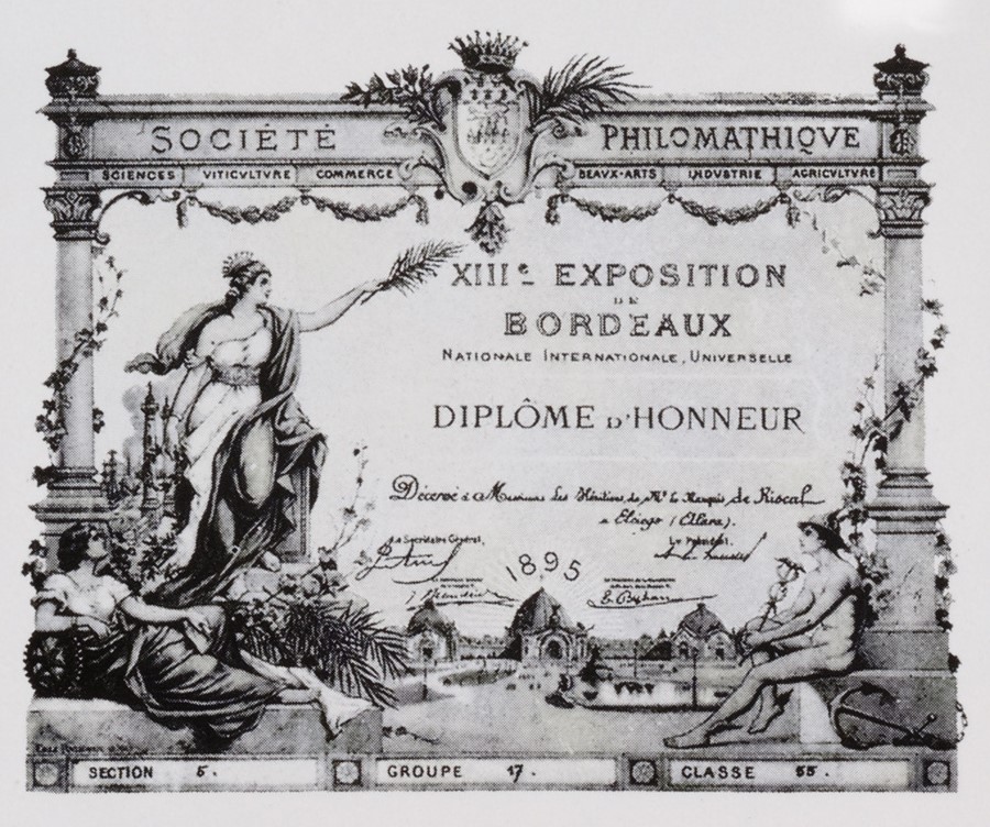 Diploma Historia Marqués de Riscal